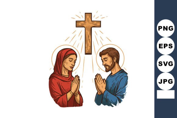 Christian Praying Man and Woman with Glo Review