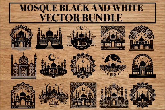 Islamic Mosque Silhouette Vector Bundle: A Practical Embroidery Design Review