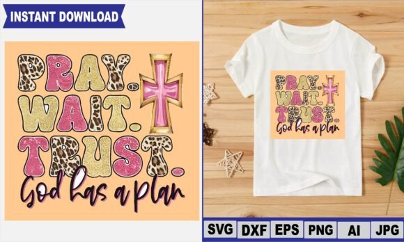 Pray, Wait, Trust – God Has a Plan Embroidery Design Review