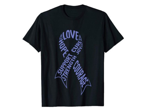Stomach Cancer Fight T-Shirt Design Review