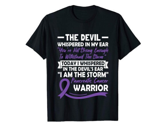 The Devil Cancer Awareness T-Shirt: A Bold Statement for a Serious Cause